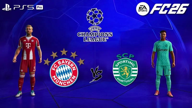 Cầu thủ Bayern Munich dùng kỹ thuật qua người Sporting CP trong trận đấu Cầu thủ Bayern Munich dùng kỹ thuật qua người Sporting CP trong trận đấu