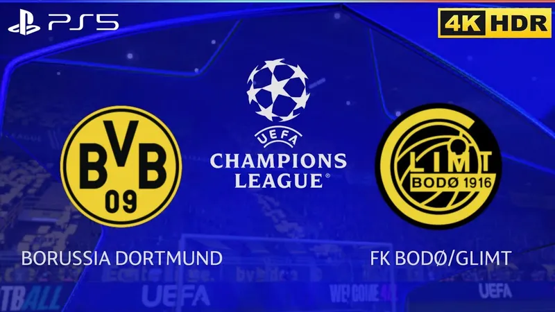 Cầu thủ Dortmund vượt qua hậu vệ Bodo/Glimt với tốc độ nhanh và kỹ thuật đi bóng tuyệt vời. Cầu thủ Dortmund vượt qua hậu vệ Bodo/Glimt với tốc độ nhanh và kỹ thuật đi bóng tuyệt…